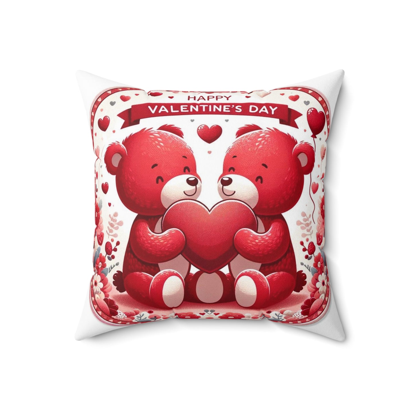 Spun Polyester Square Pillow