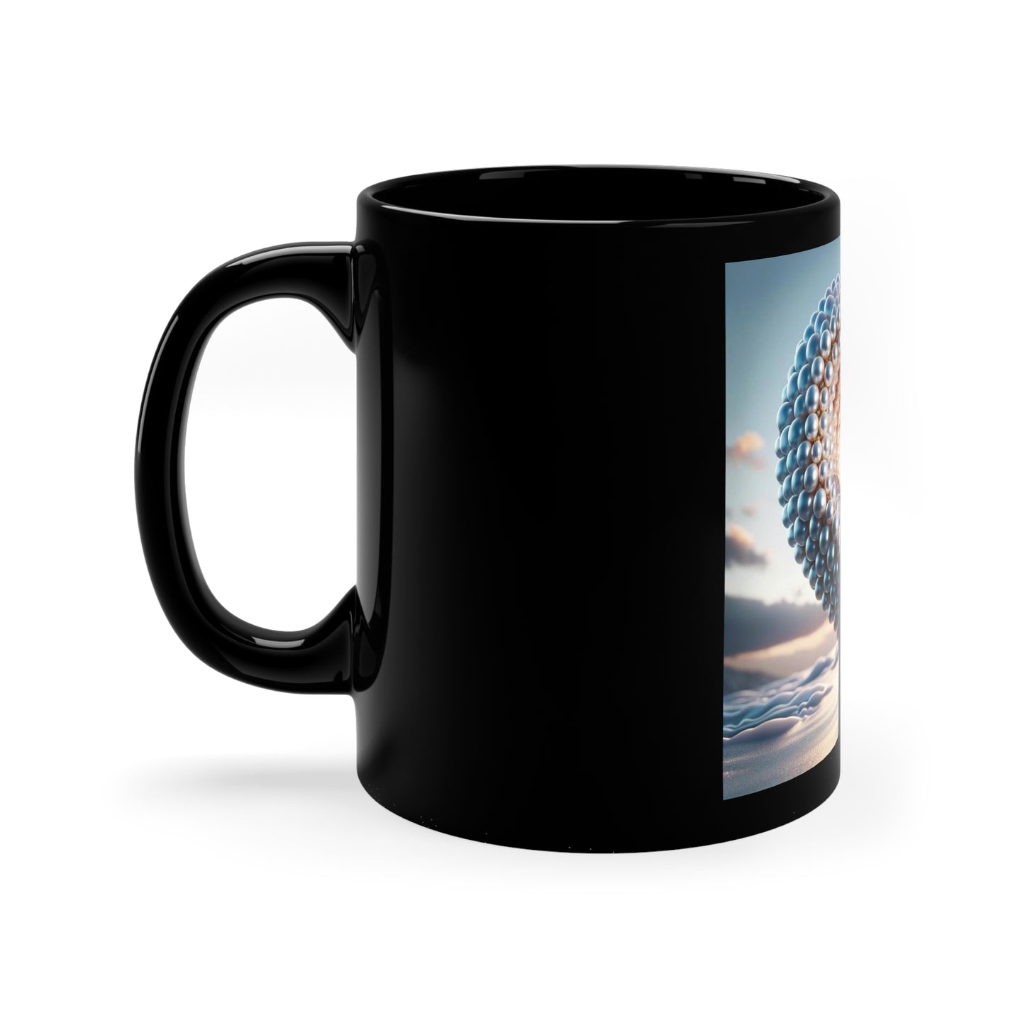 Black Coffee Mug, 11oz