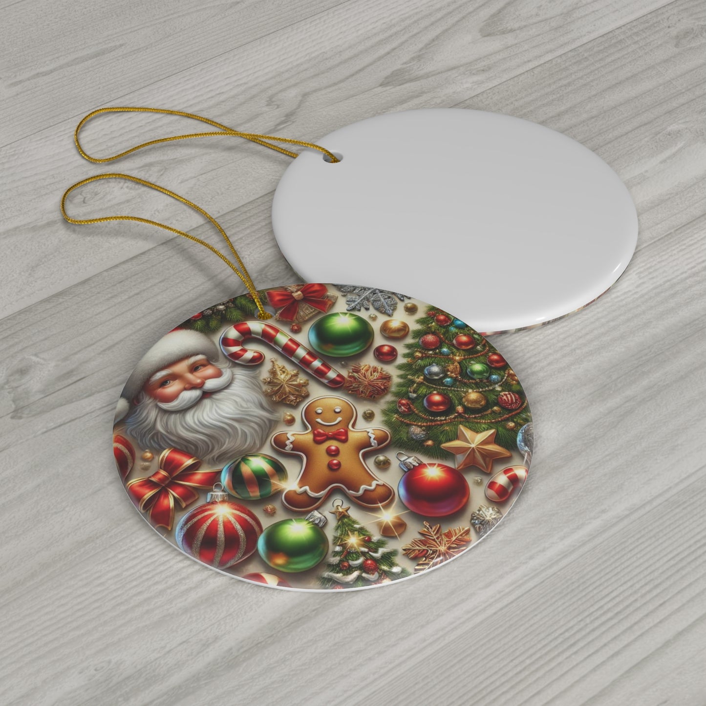 Ceramic Ornament, 4 Shapes