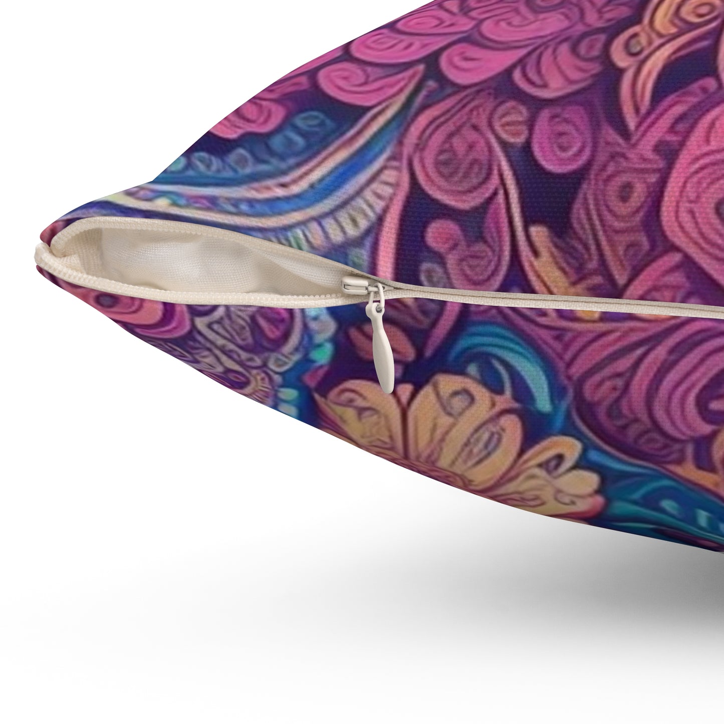 Spun Polyester Square Pillow