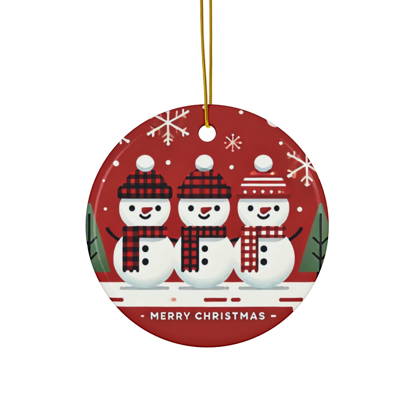 Ceramic Ornament, 4 Shapes