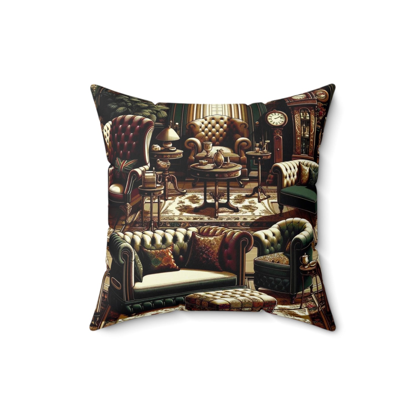 Spun Polyester Square Pillow