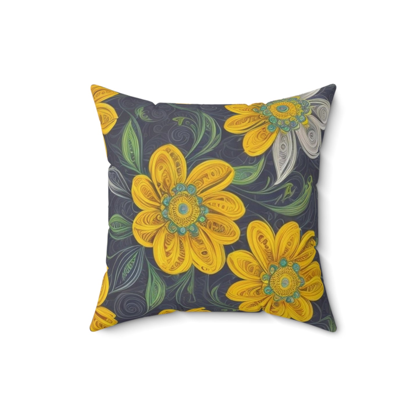 Spun Polyester Square Pillow