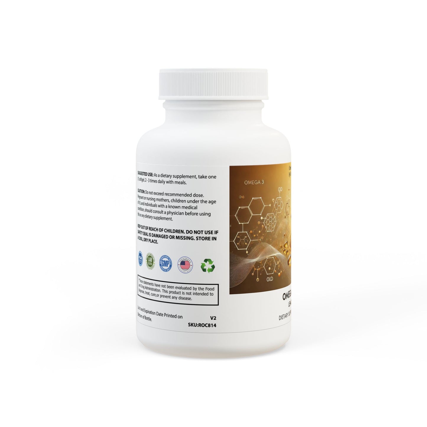 Omega 3 Fish Oil Supplement (60 Softgels) By Dr. Asad Ali Syed