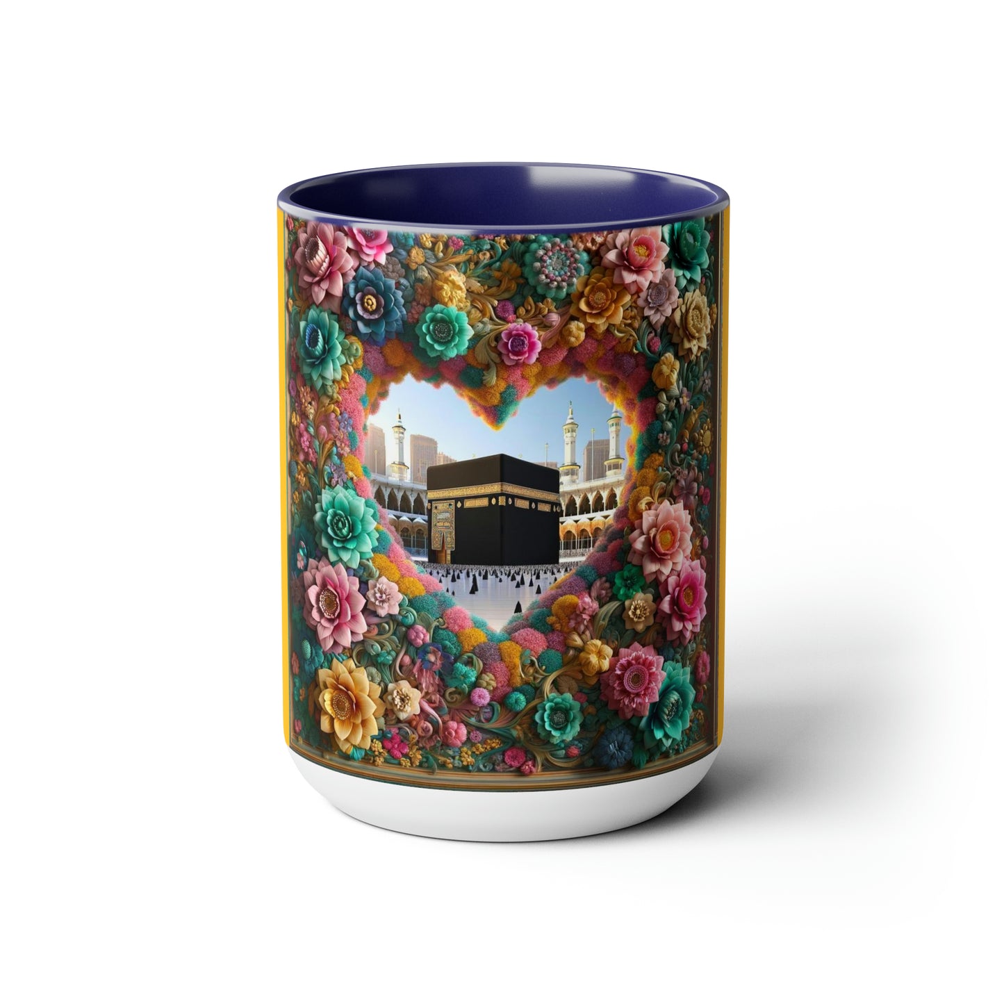 Two-Tone Coffee Mugs, 15oz