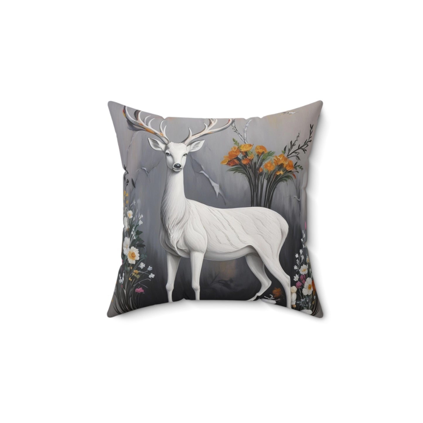 Spun Polyester Square Pillow