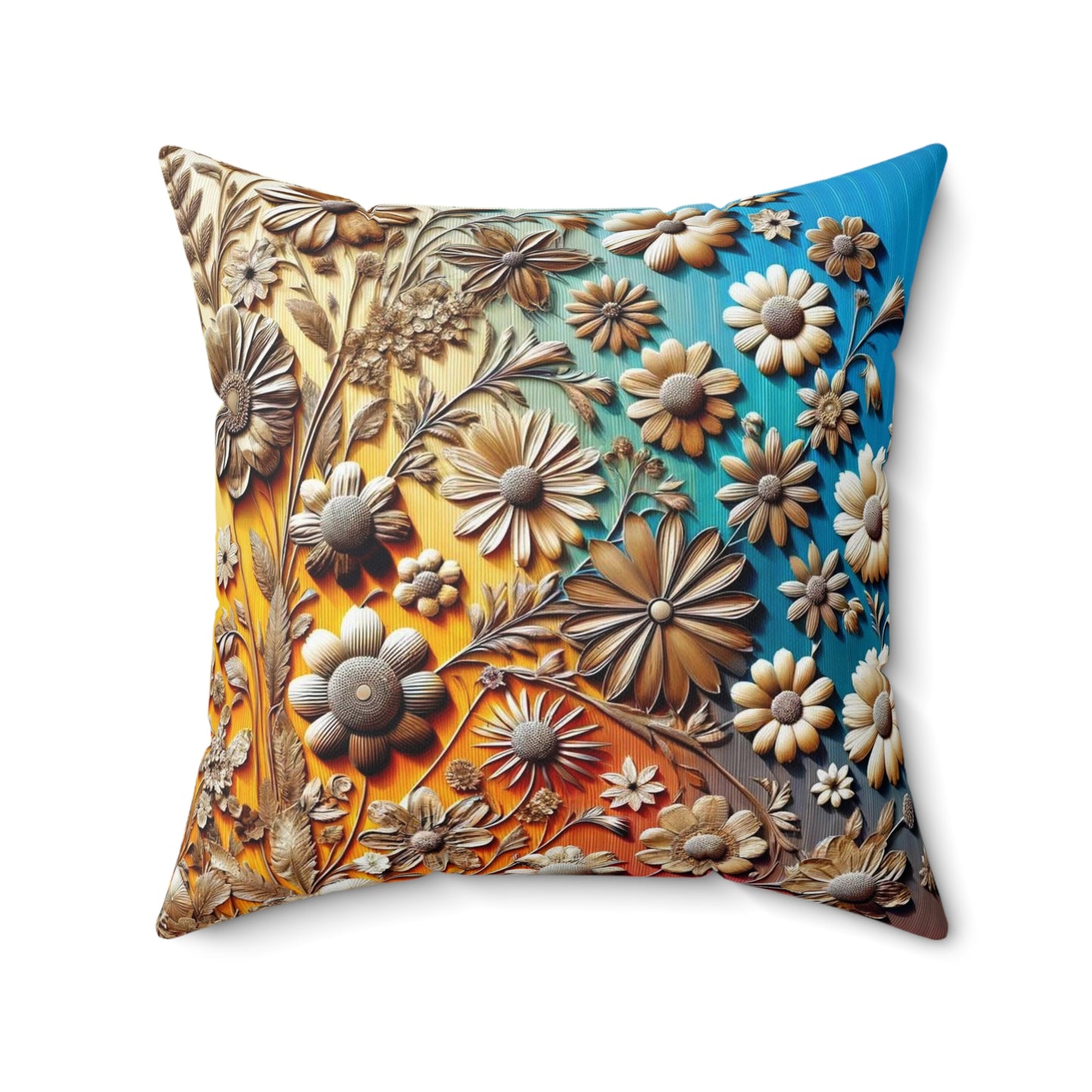 Spun Polyester Square Pillow