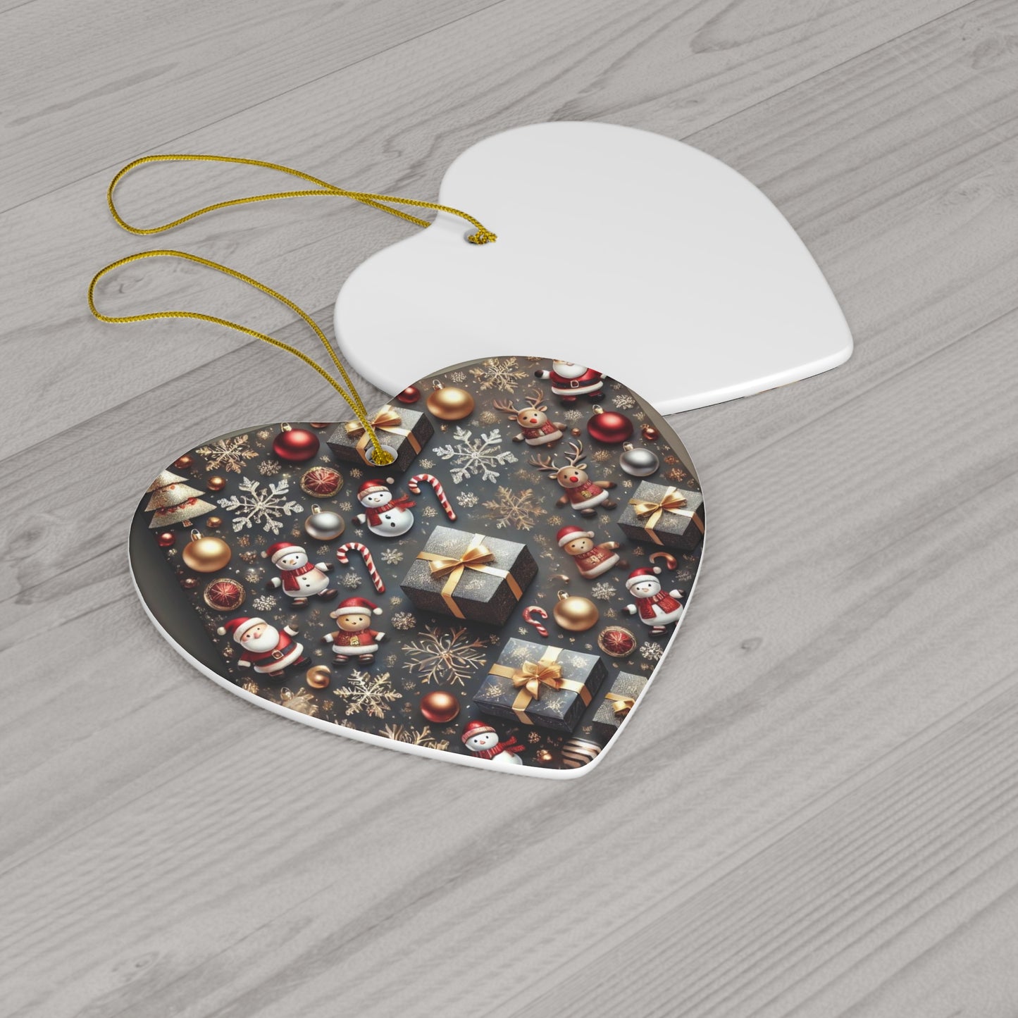 Ceramic Ornament, 4 Shapes