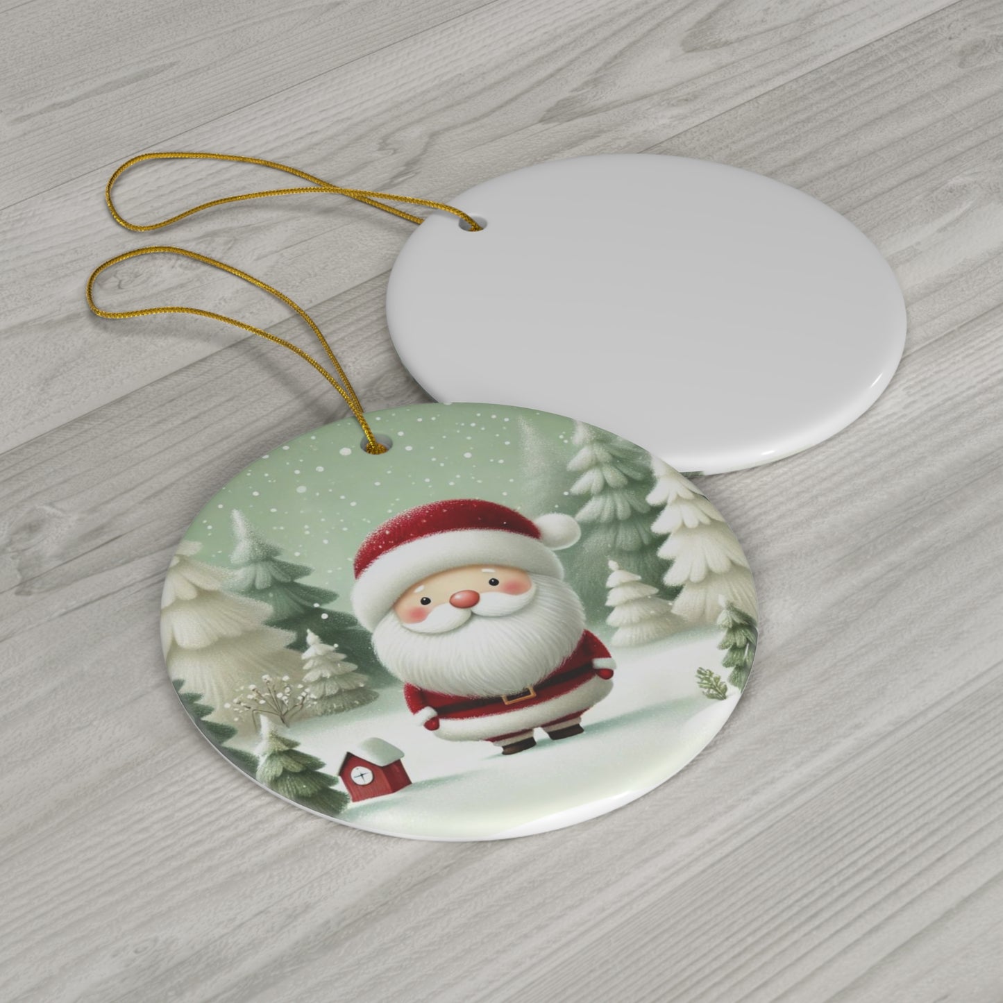 Ceramic Ornament, 4 Shapes