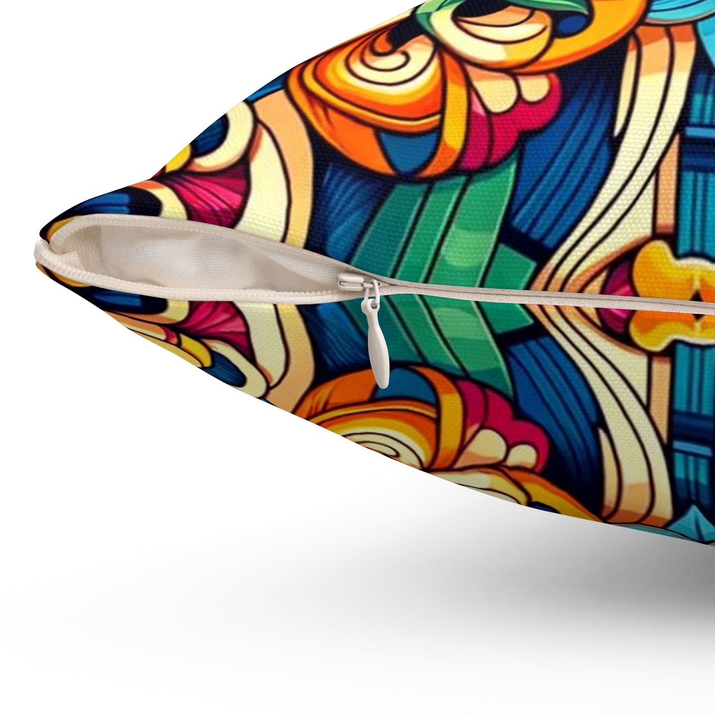 Spun Polyester Square Pillow