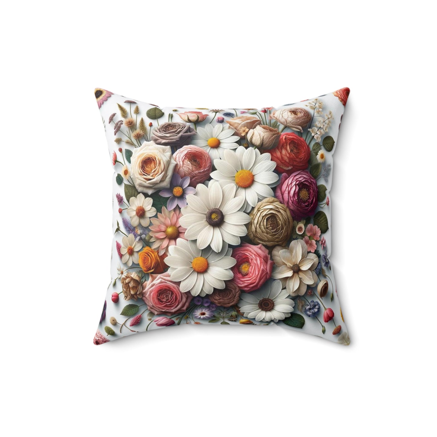 Spun Polyester Square Pillow