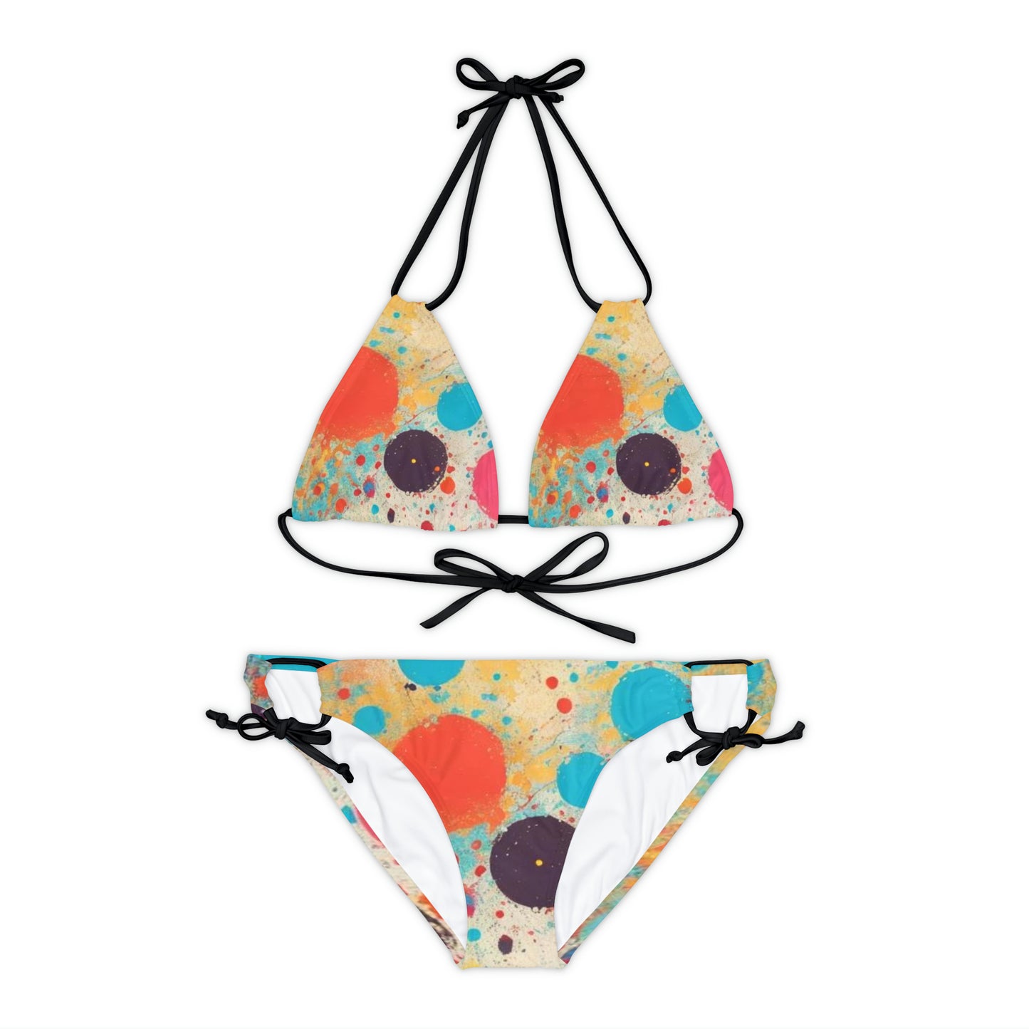 Strappy Bikini Set (AOP)