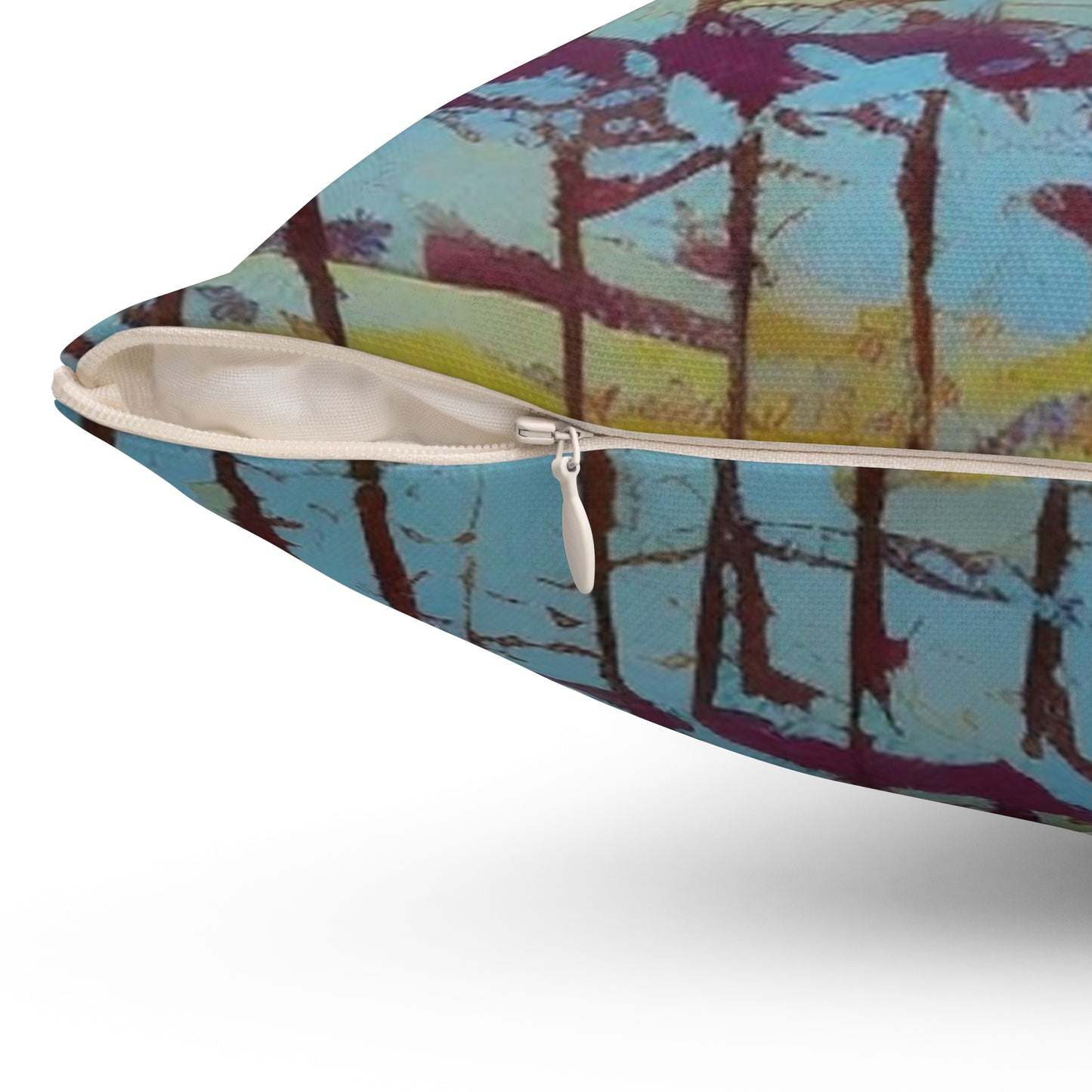 Spun Polyester Square Pillow