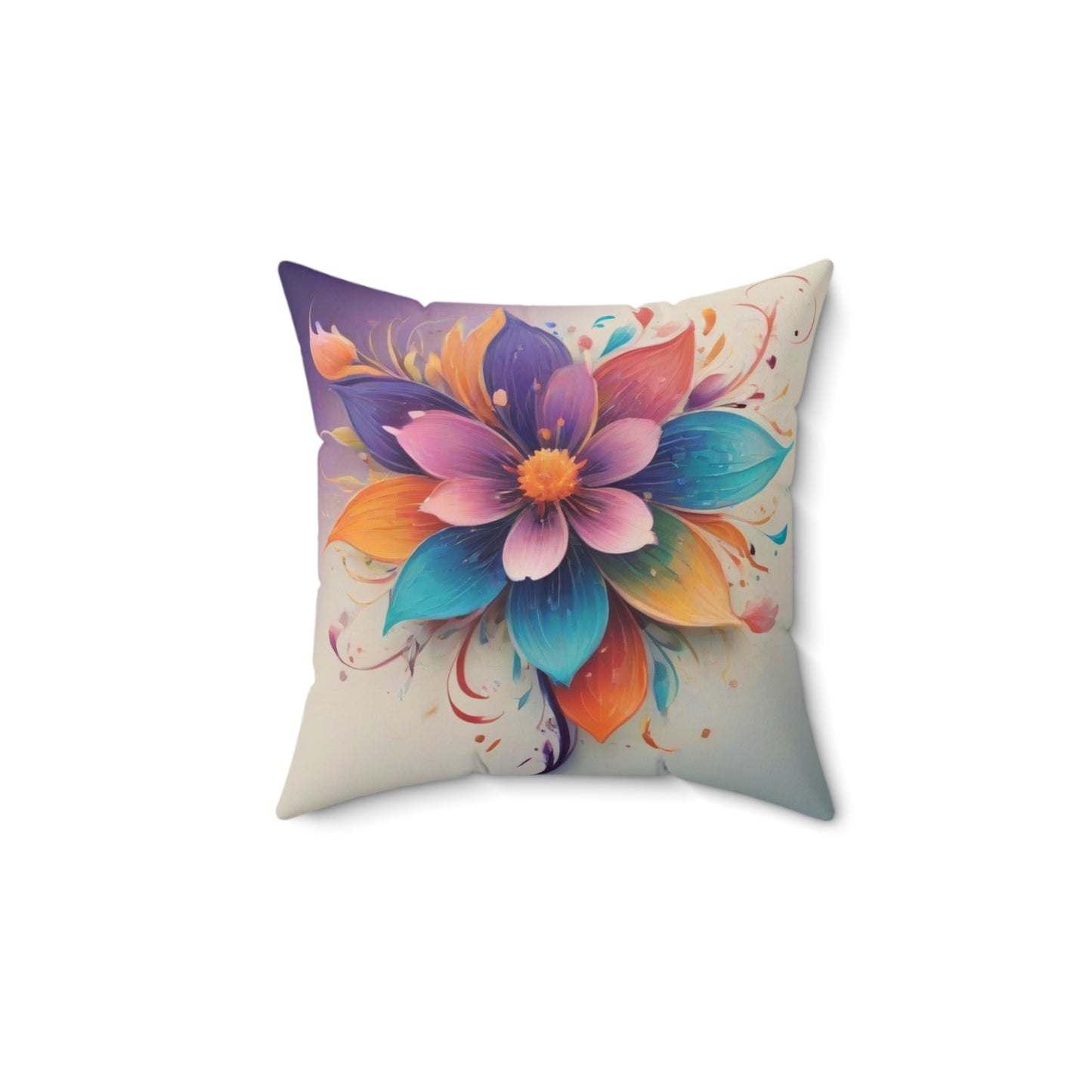 Spun Polyester Square Pillow