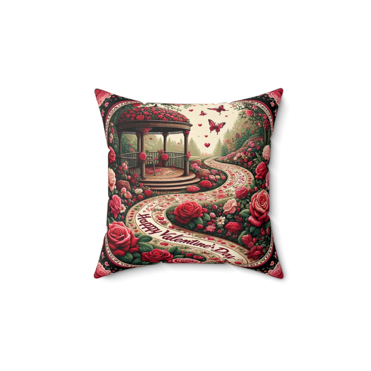 Spun Polyester Square Pillow