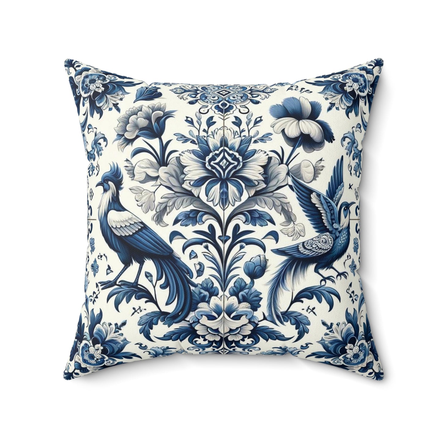 A Spun Polyester Square Pillow