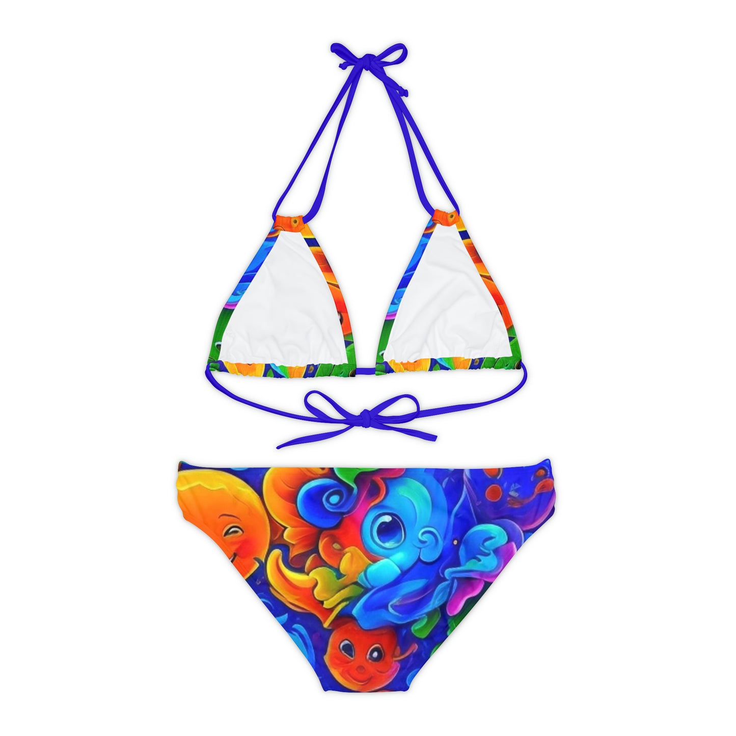 Strappy Bikini Set (AOP)