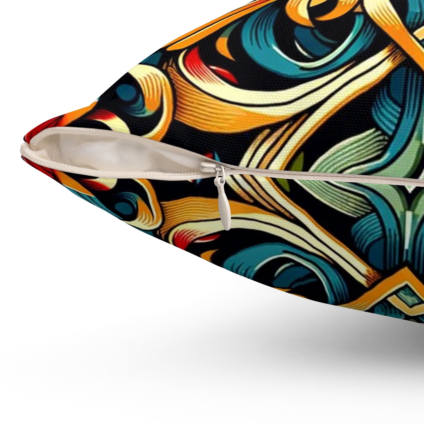 Spun Polyester Square Pillow