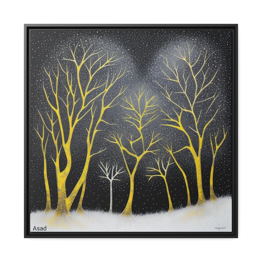 Matte Canvas, Black Frame