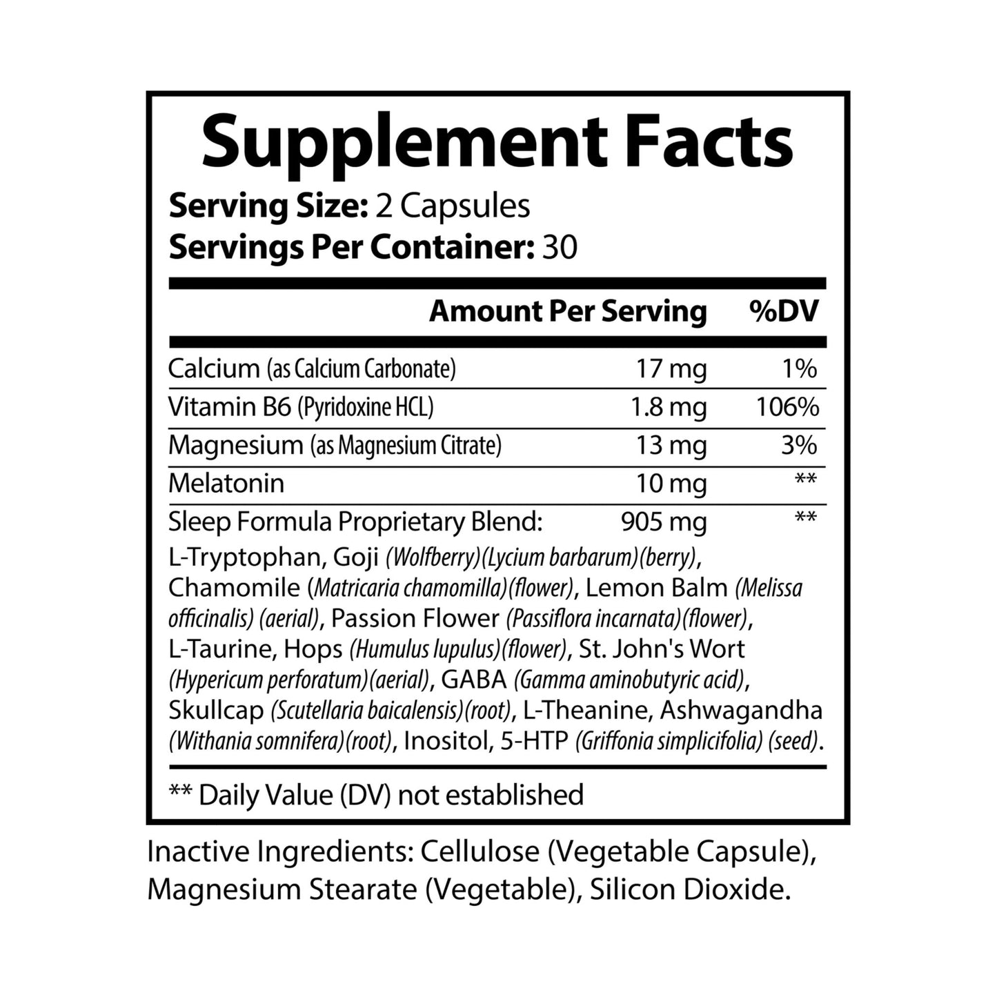 Sleep Supplement (60 Capsules) By Dr. Asad Ali Syed