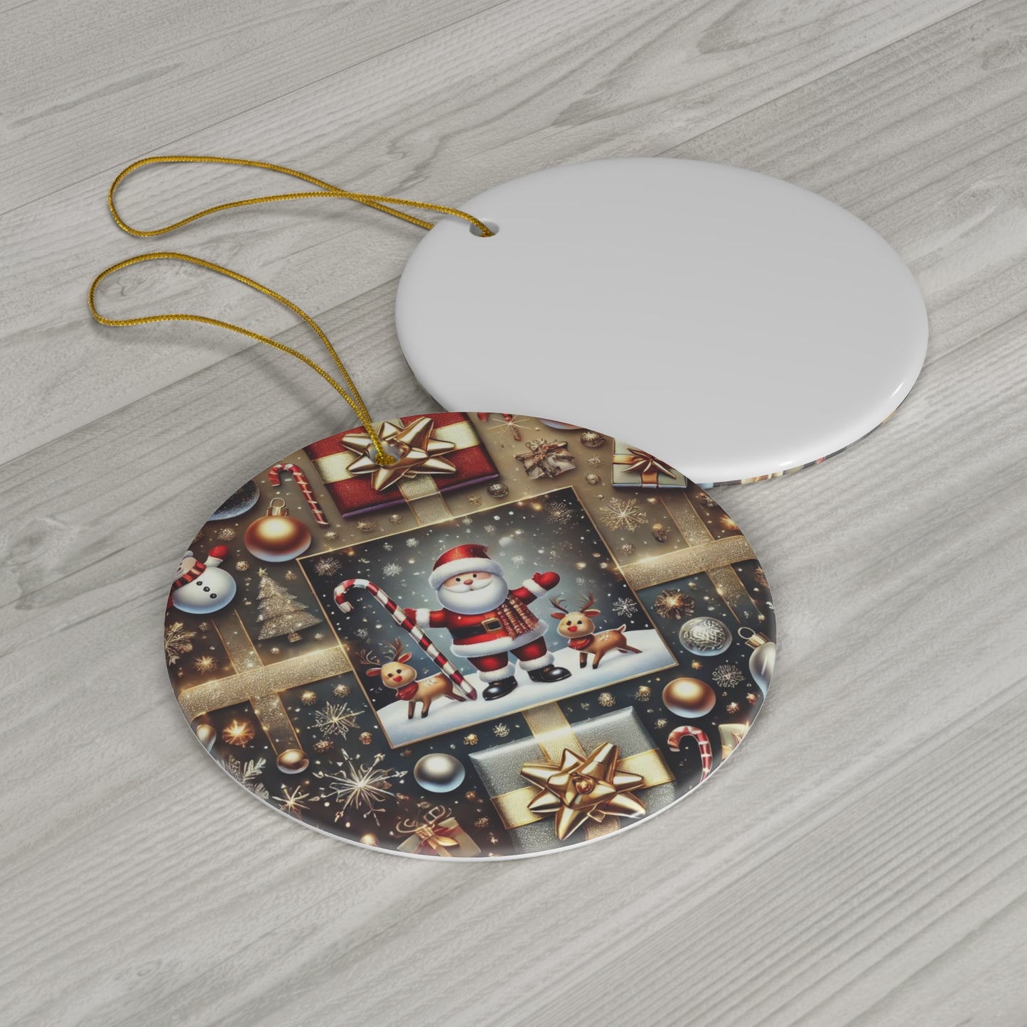 Ceramic Ornament, 4 Shapes