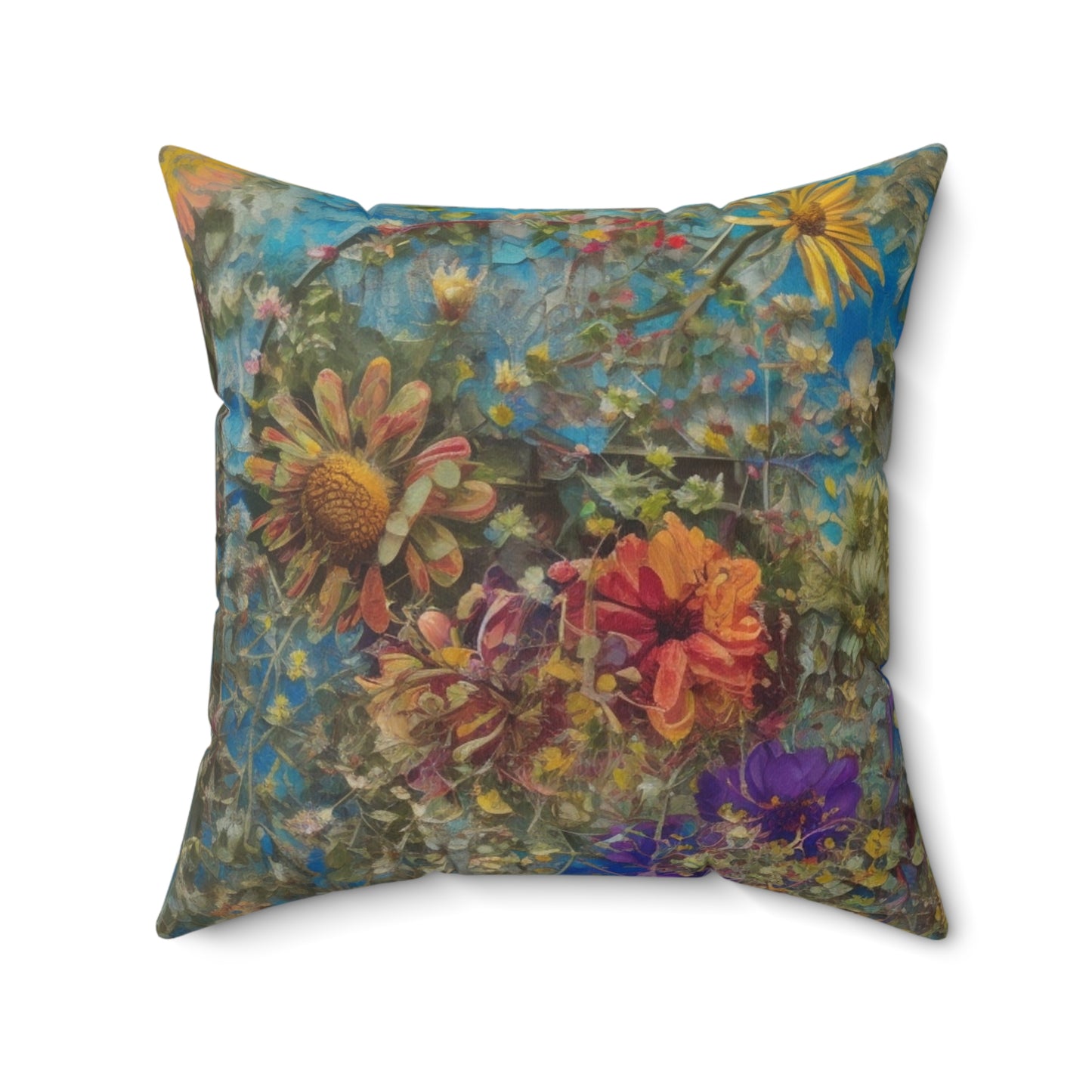 Spun Polyester Square Pillow