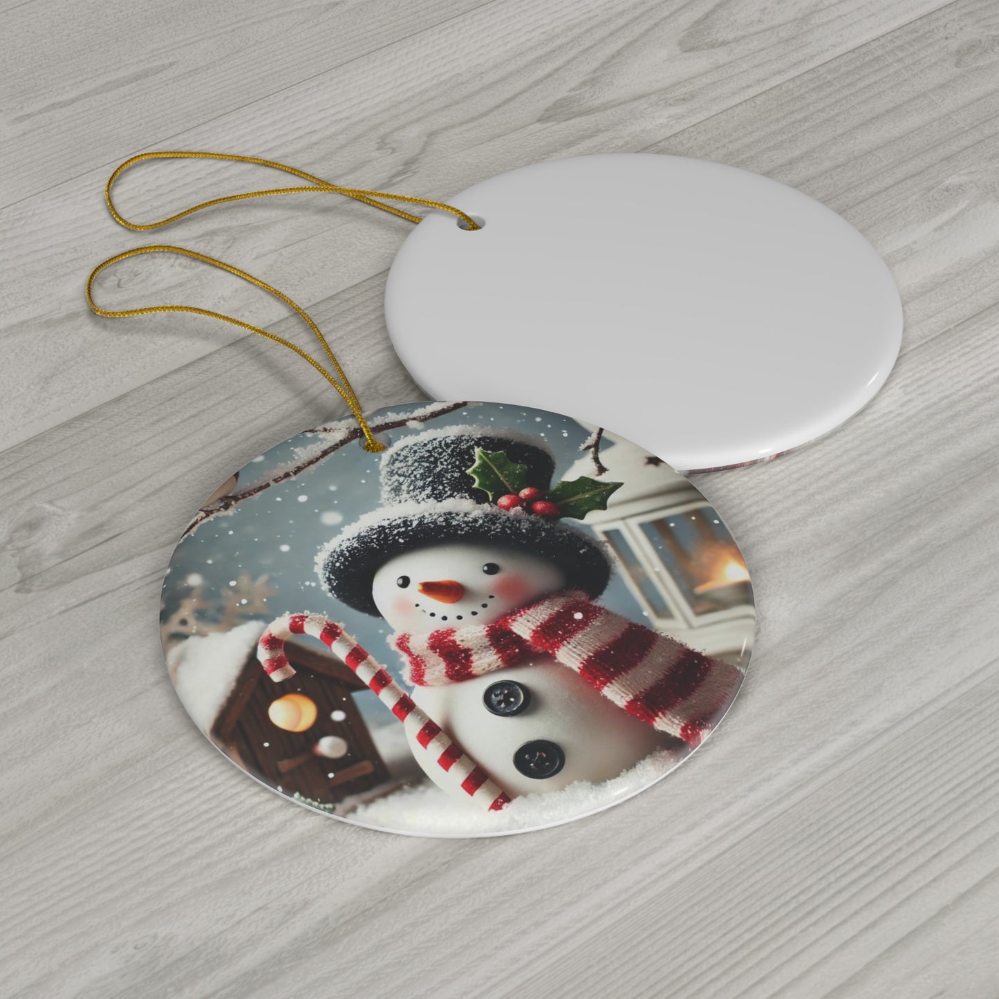 Ceramic Ornament, 4 Shapes