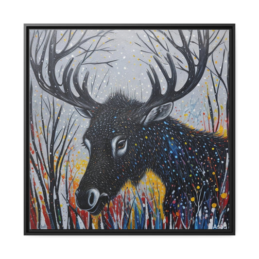 Matte Canvas, Black Frame
