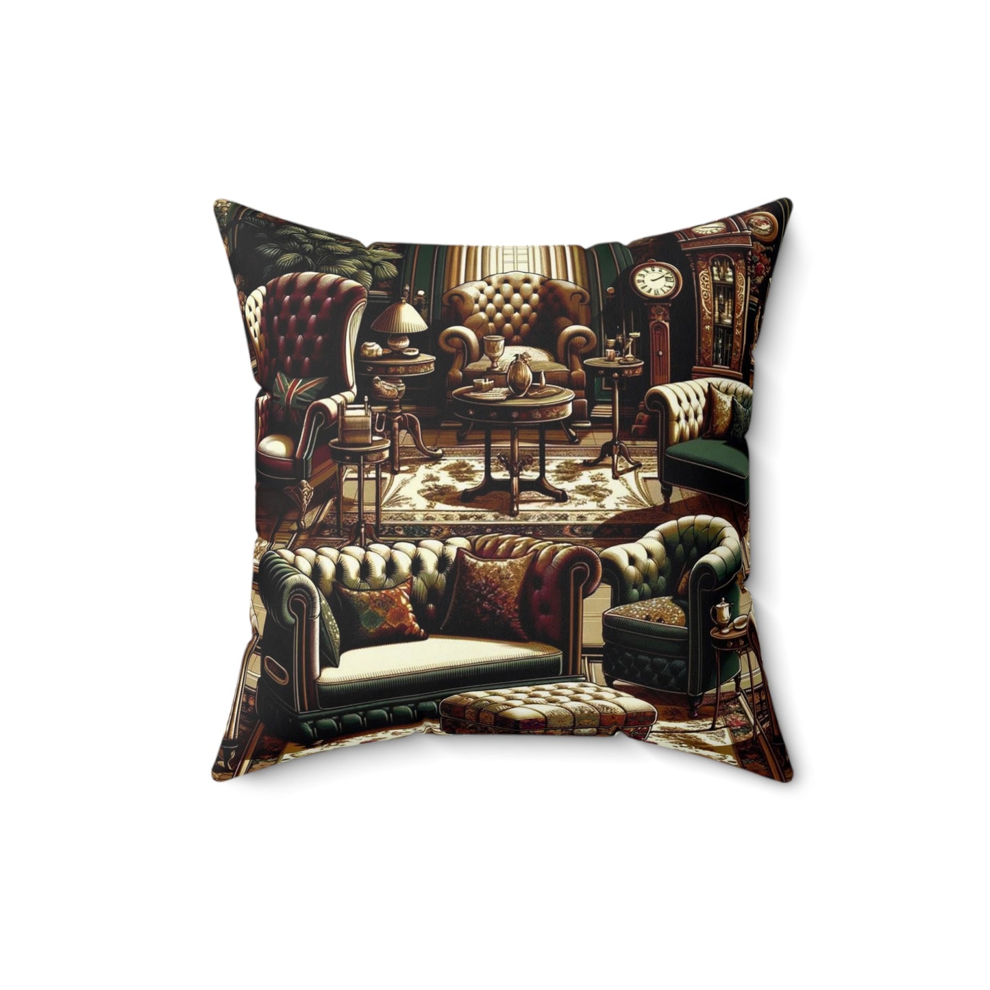 Spun Polyester Square Pillow