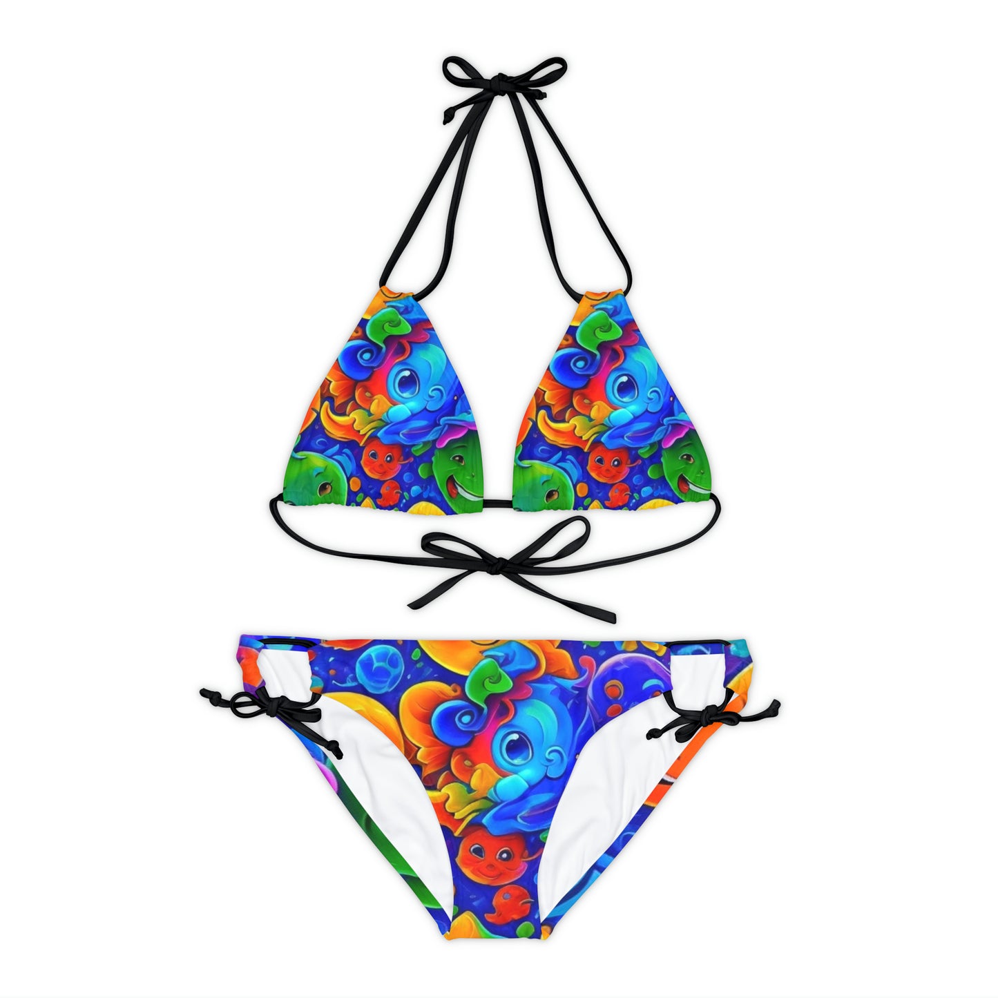 Strappy Bikini Set (AOP)