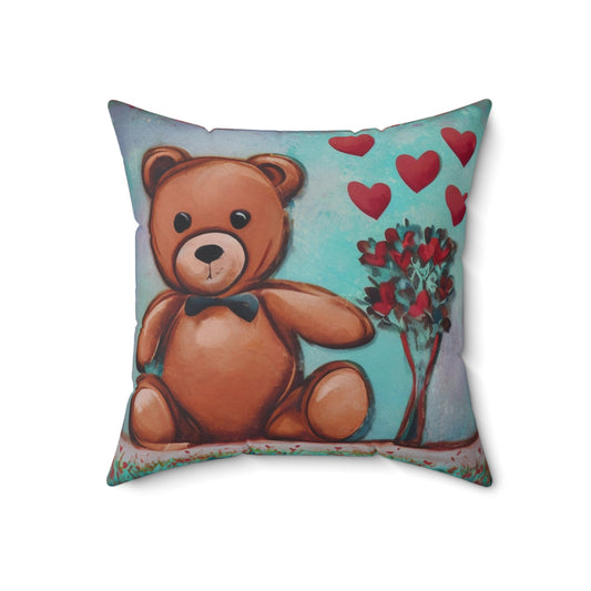 Spun Polyester Square Pillow