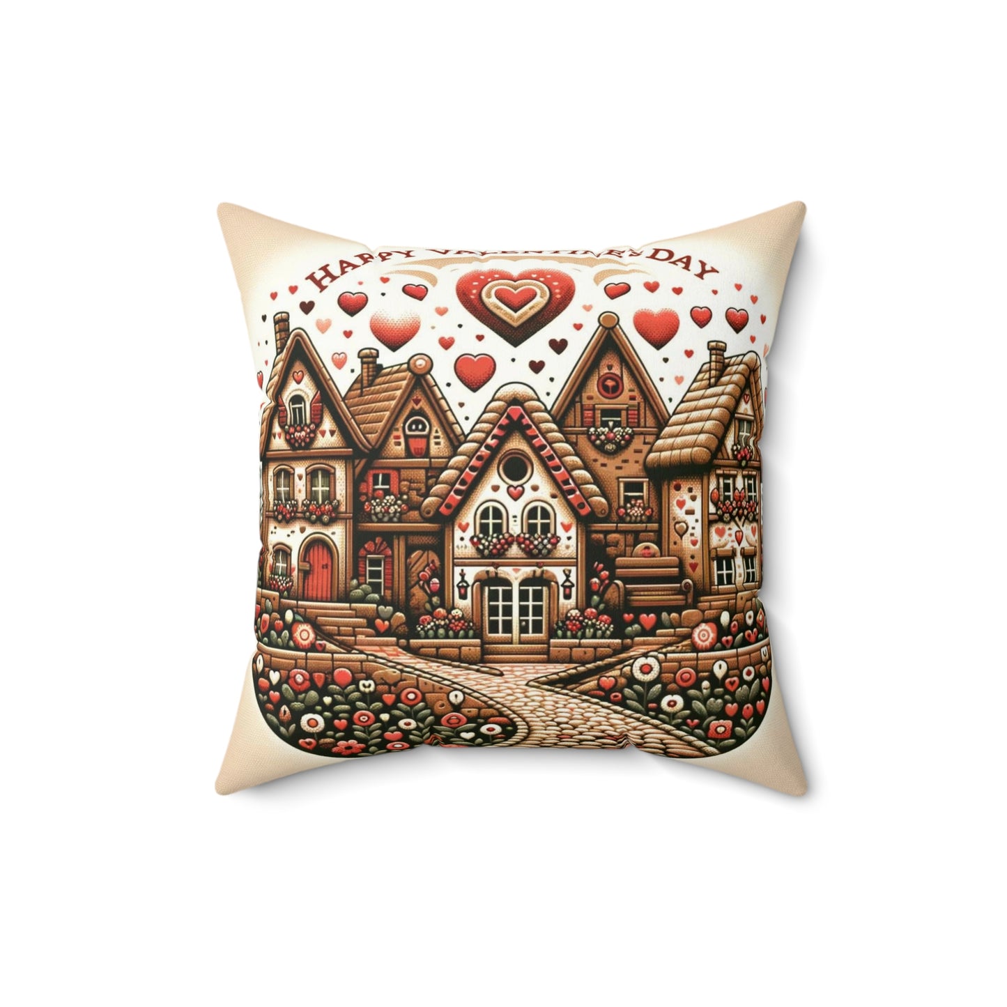 Spun Polyester Square Pillow