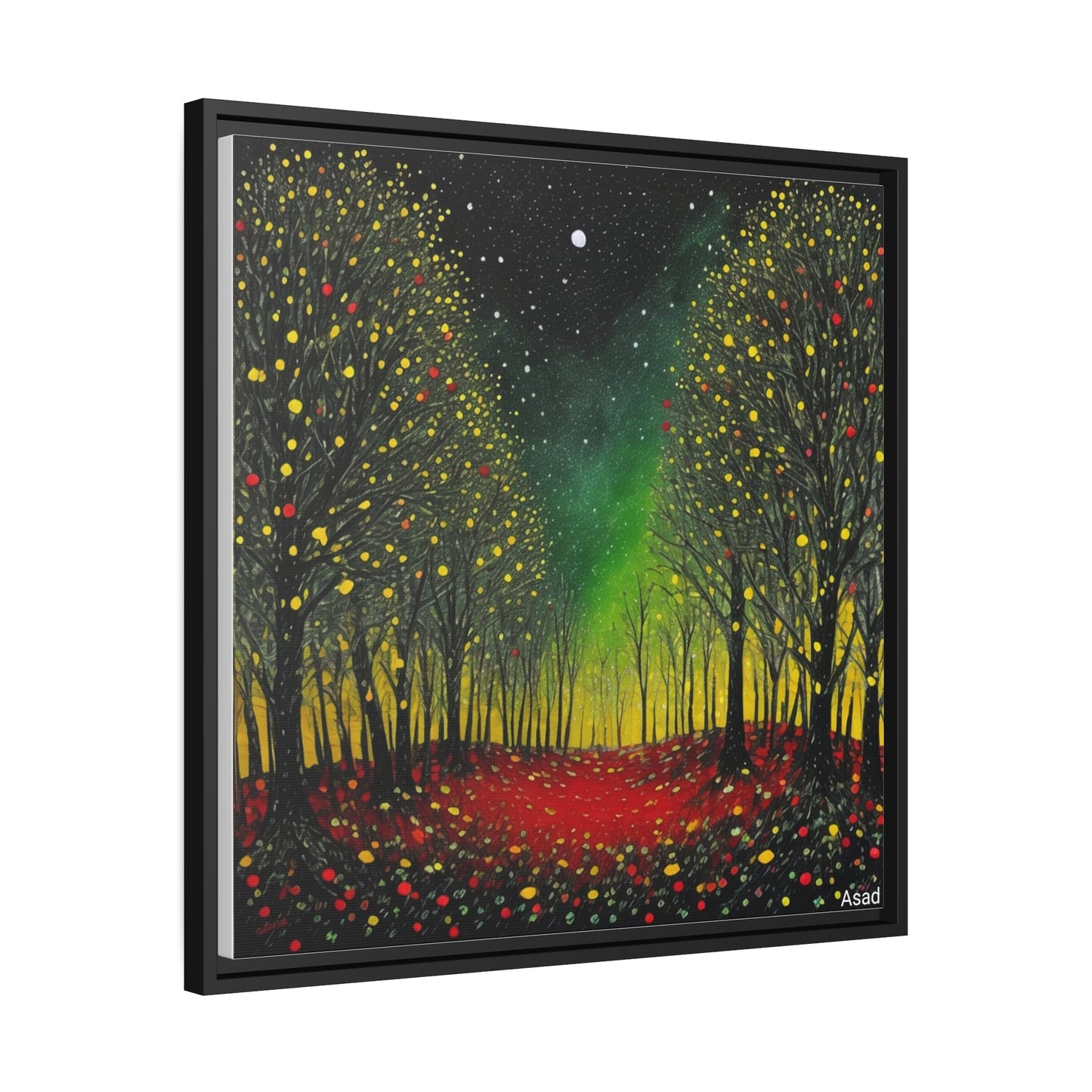 Matte Canvas, Black Frame