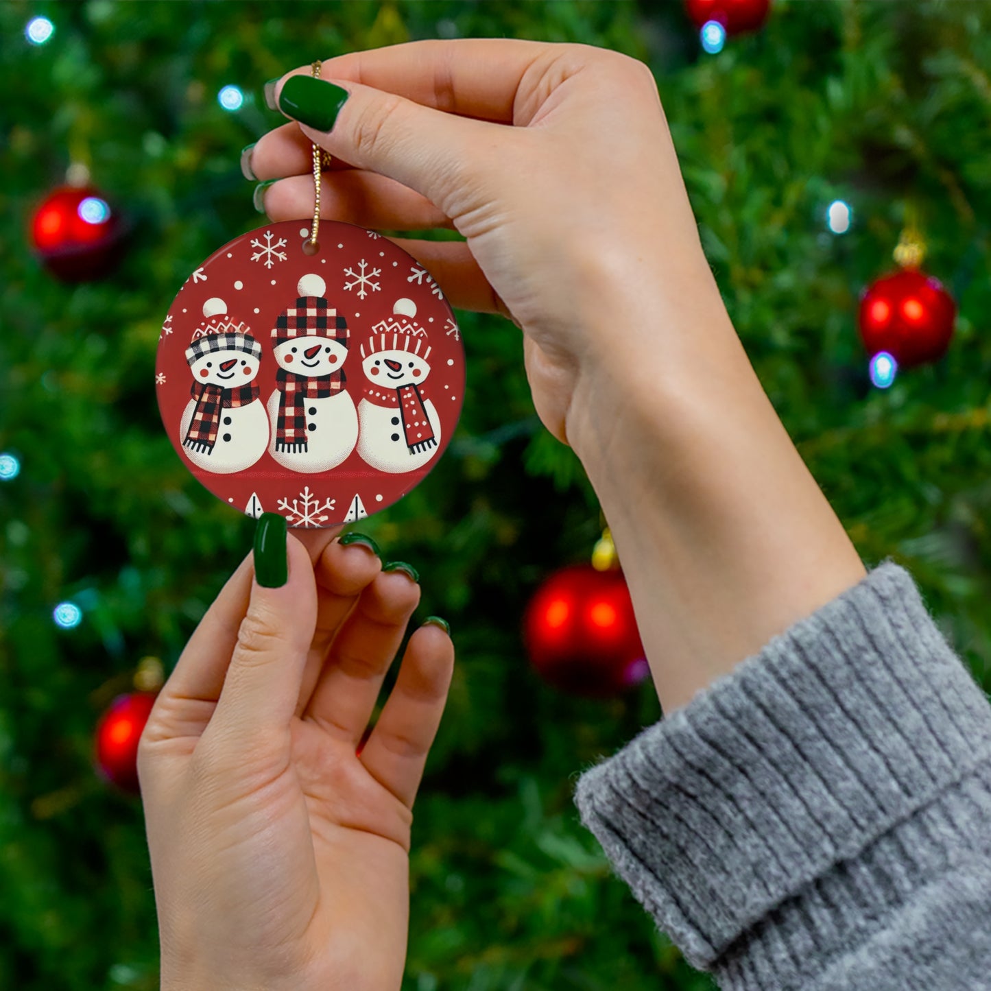 Ceramic Ornament, 4 Shapes