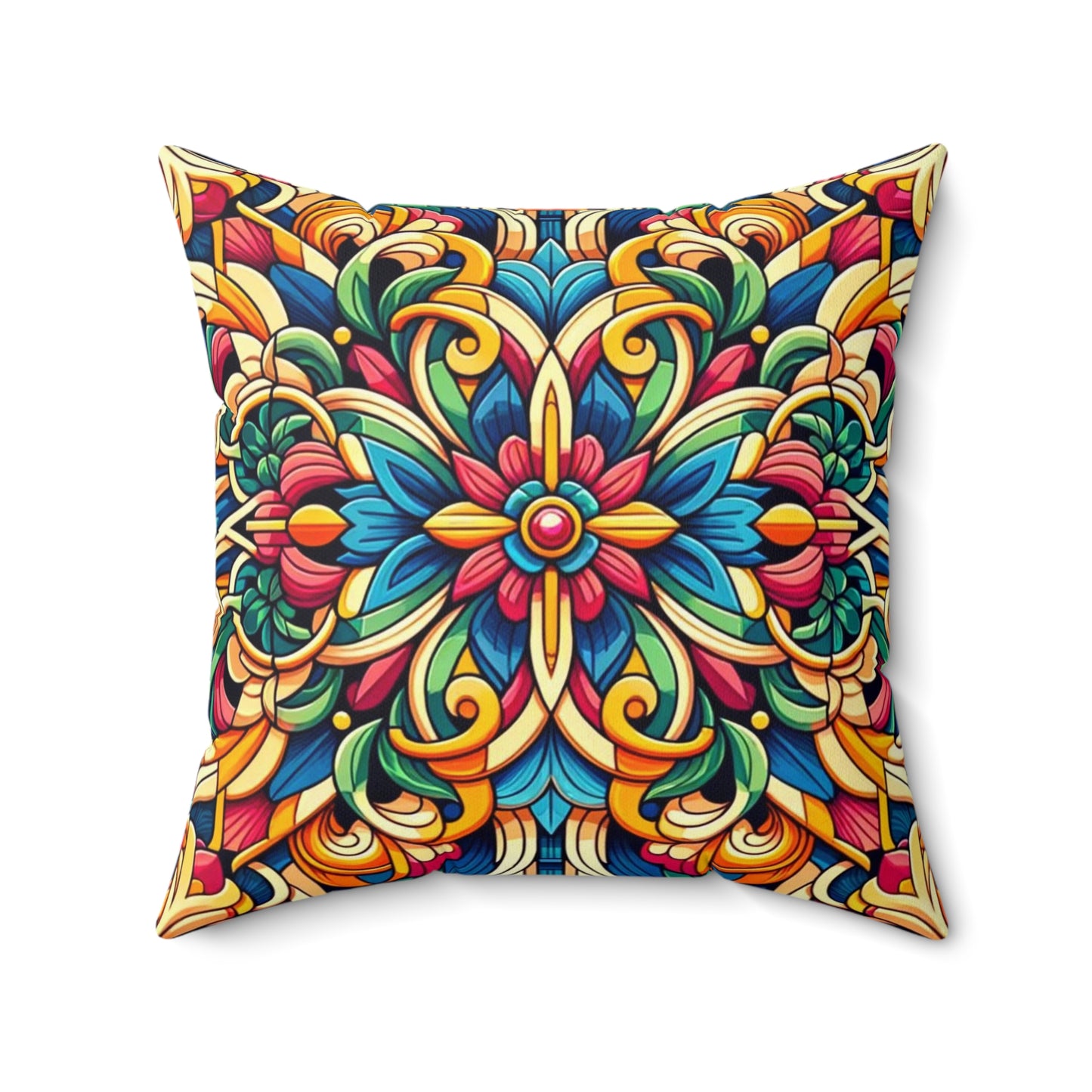Spun Polyester Square Pillow