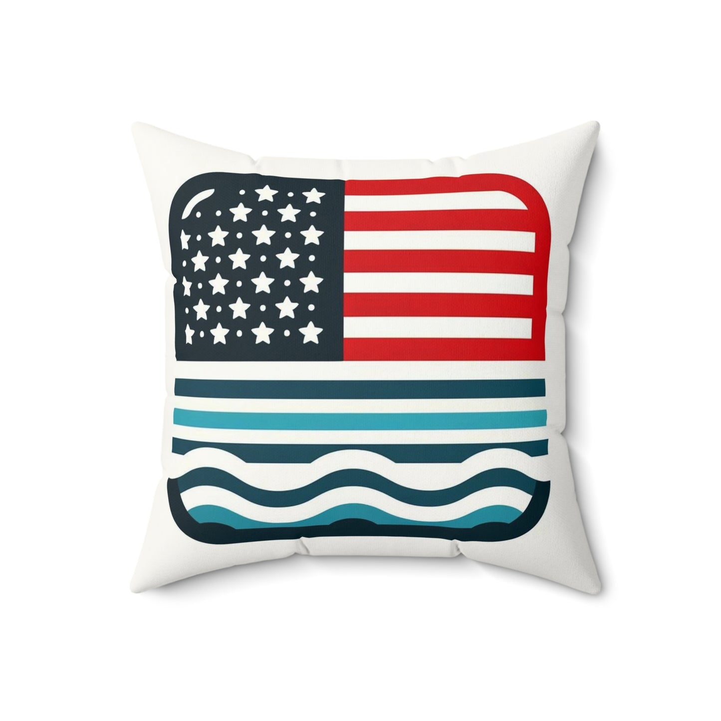 Spun Polyester Square Pillow