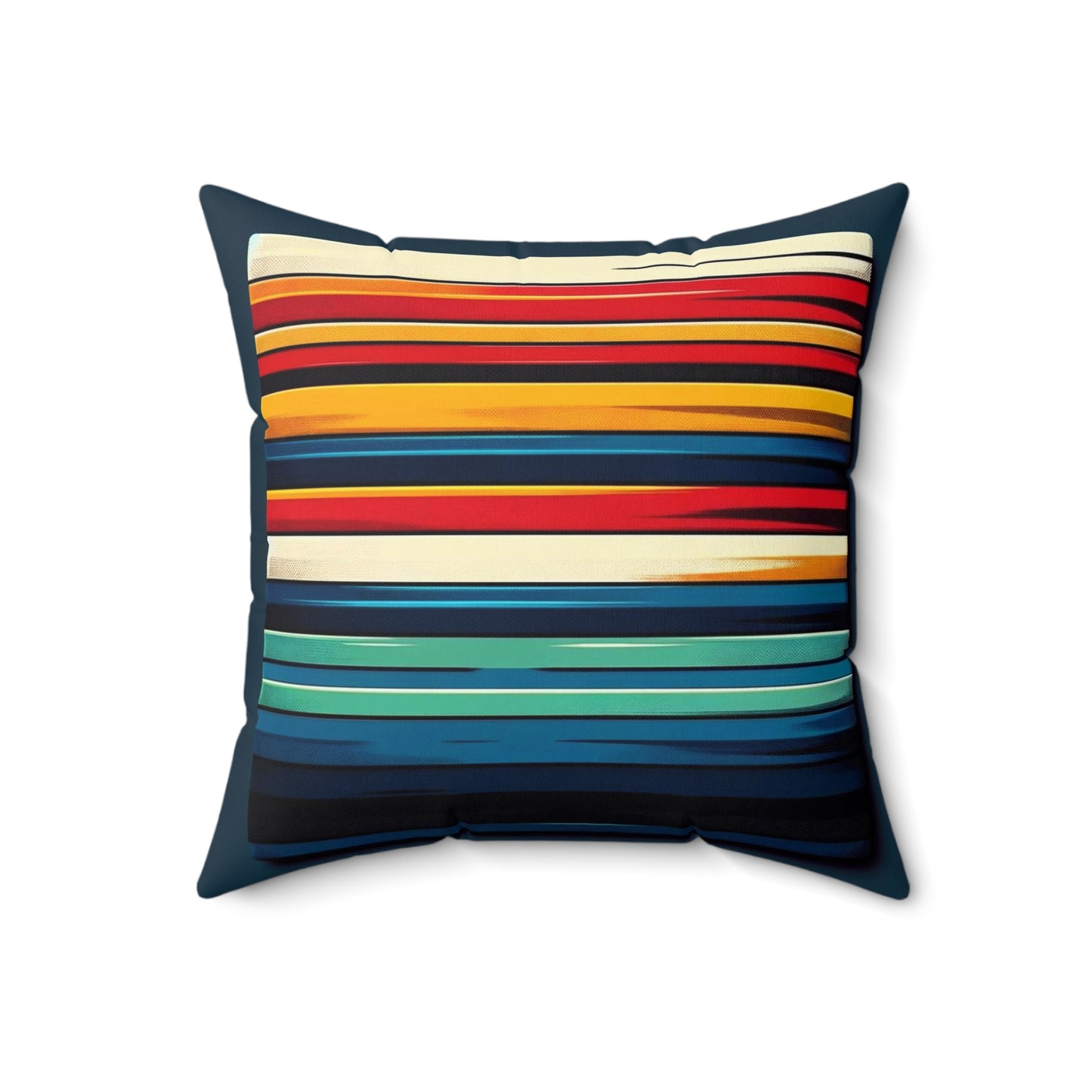 A Spun Polyester Square Pillow