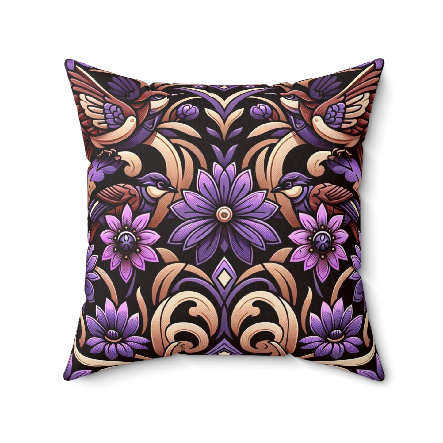 Spun Polyester Square Pillow