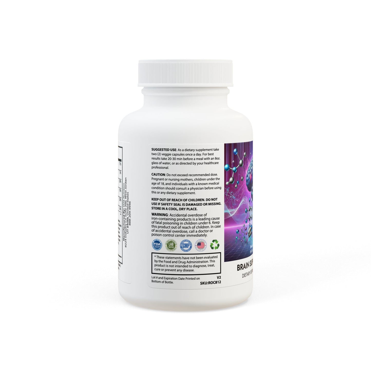 Brain Support Complex Supplement (60 Capsules) By Dr. Asad Ali Syed