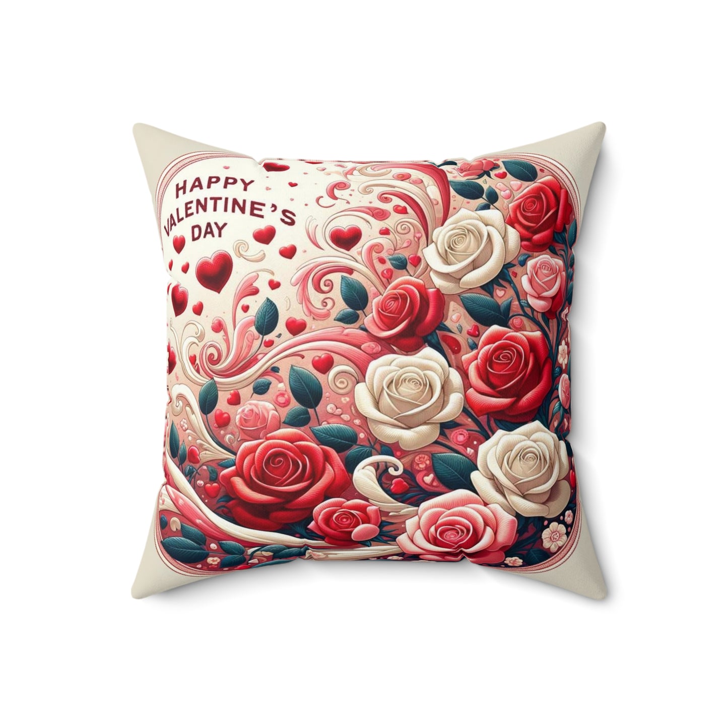 Spun Polyester Square Pillow