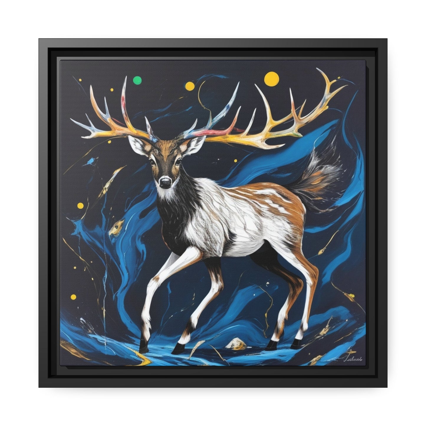 Matte Canvas, Black Frame