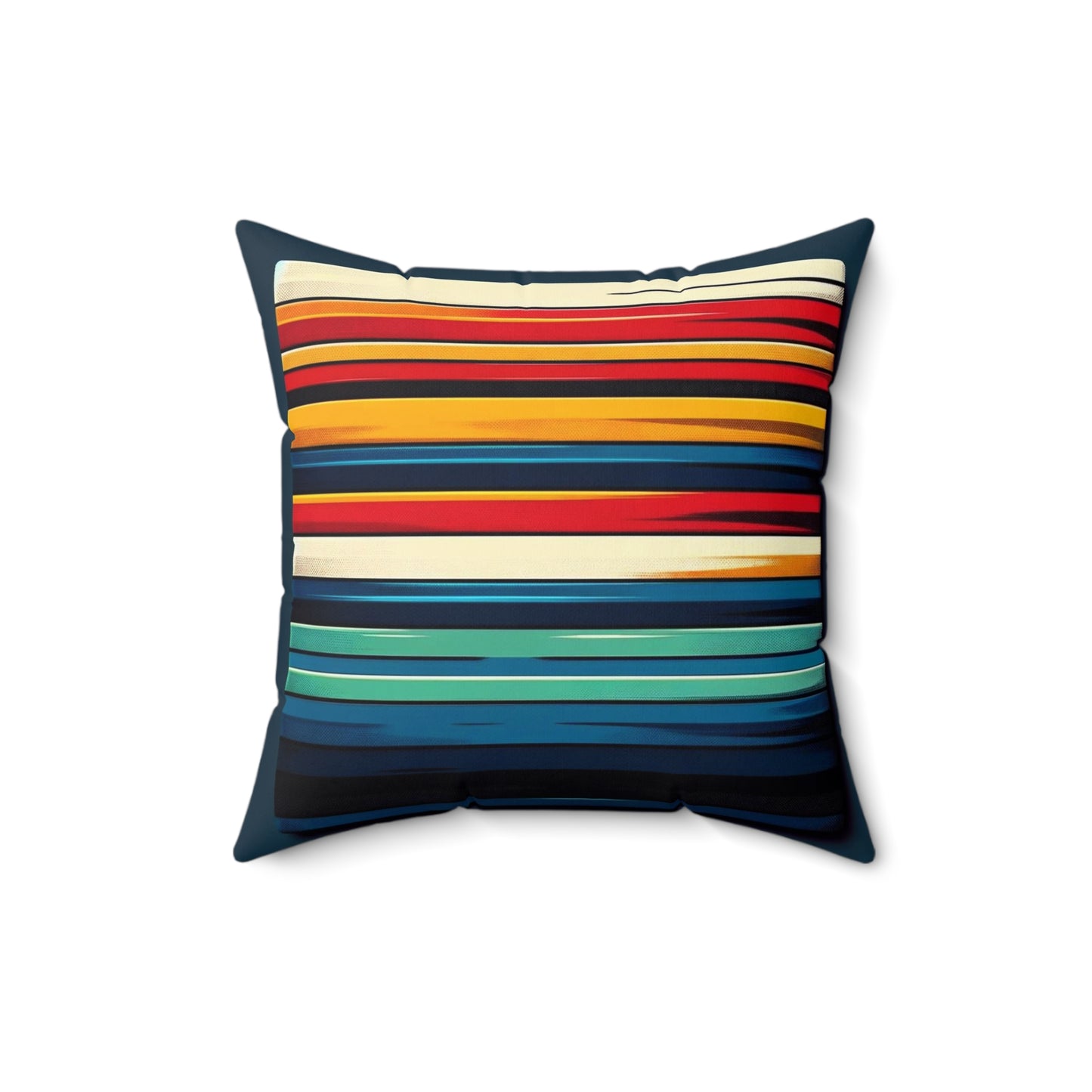 A Spun Polyester Square Pillow
