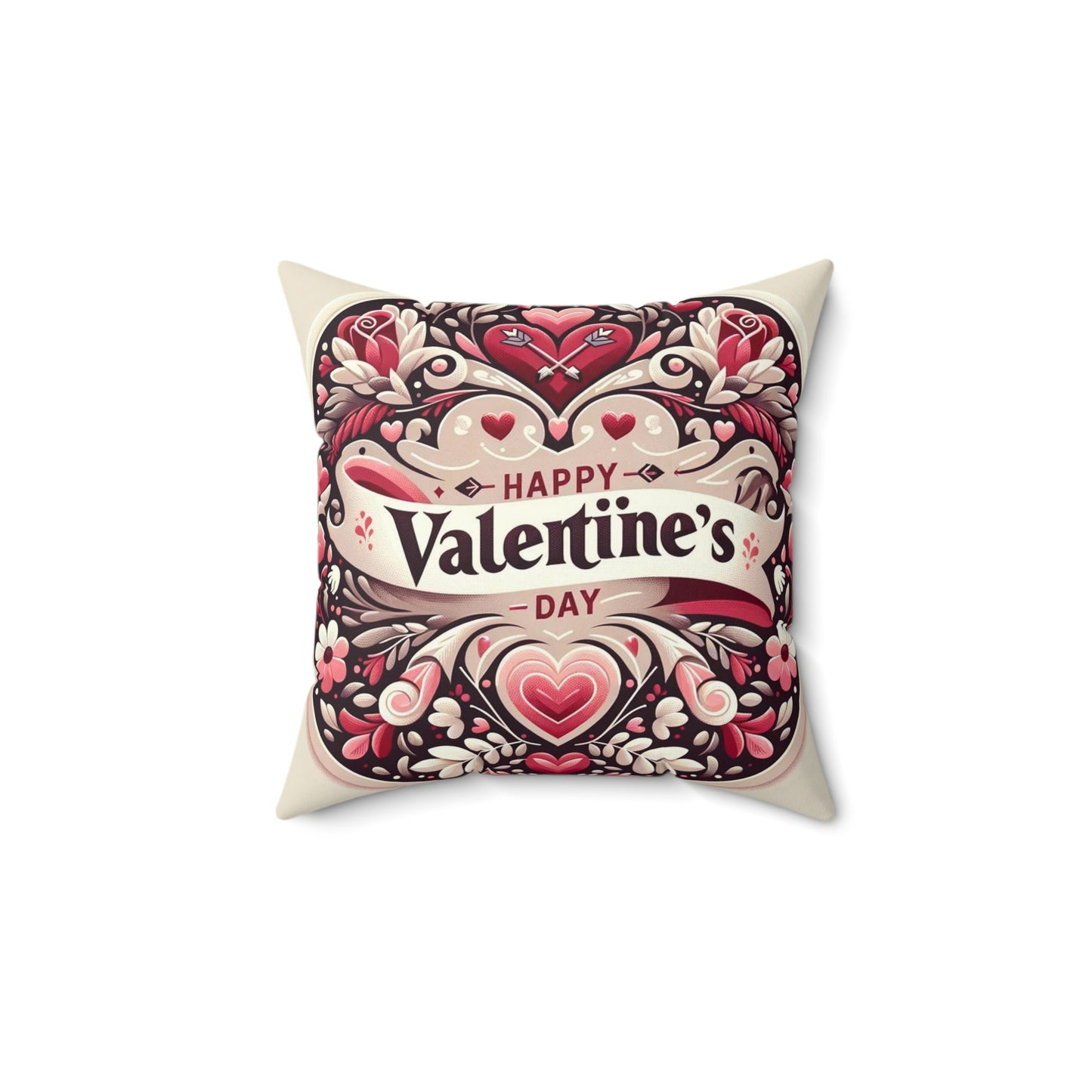 Spun Polyester Square Pillow