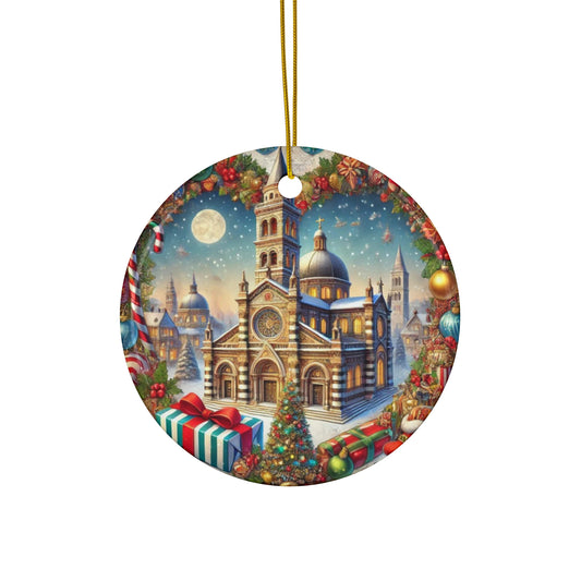 Ceramic Ornament, 4 Shapes