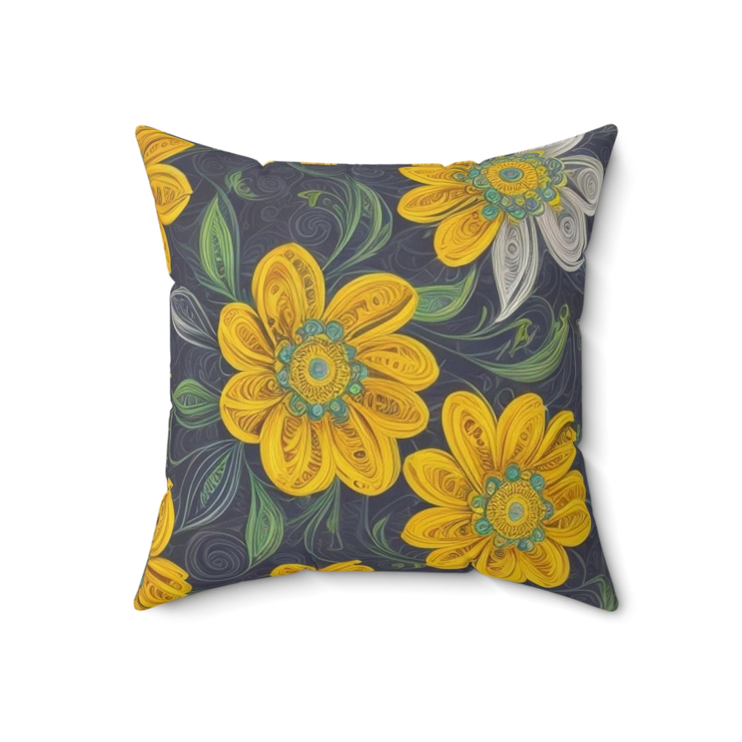 Spun Polyester Square Pillow