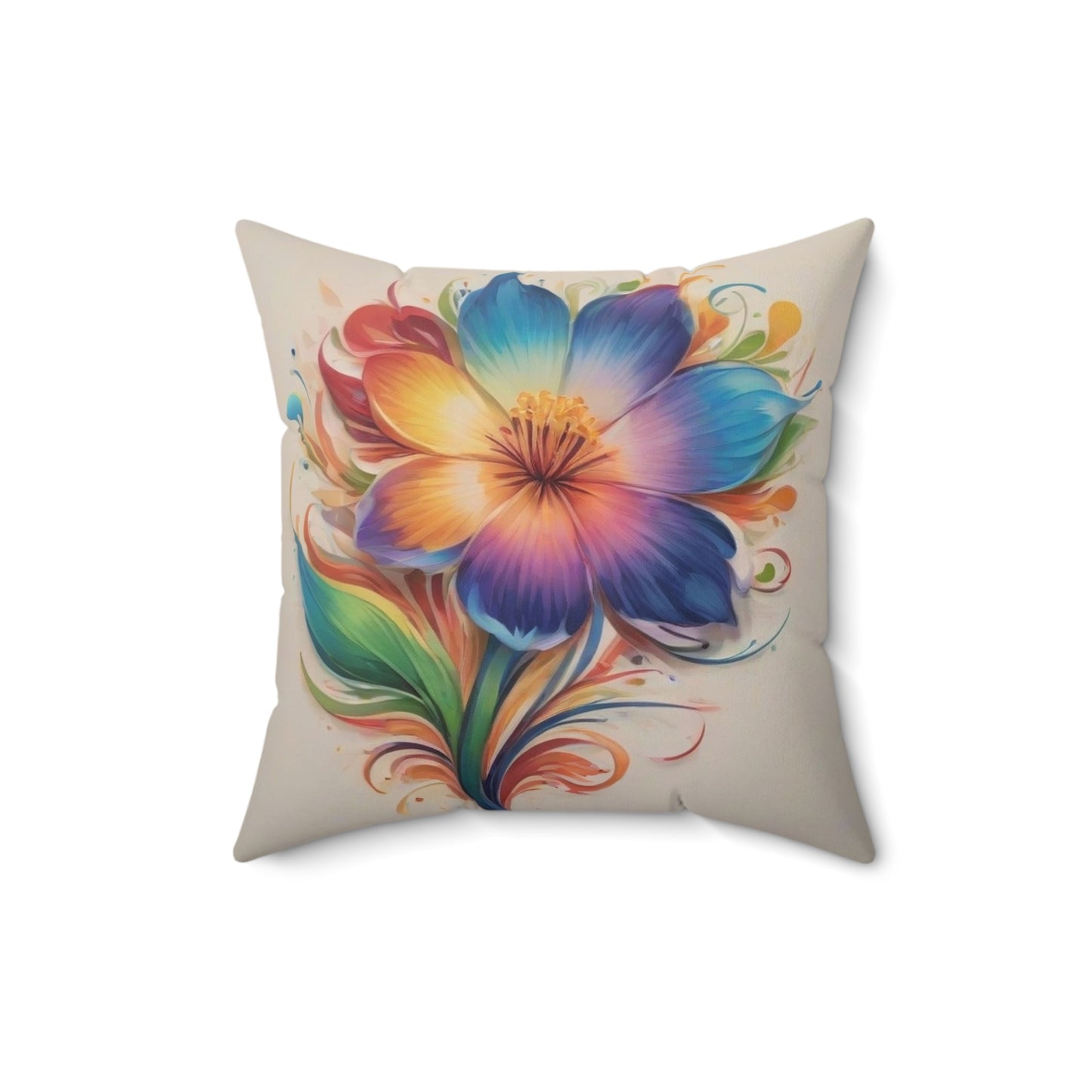 Spun Polyester Square Pillow