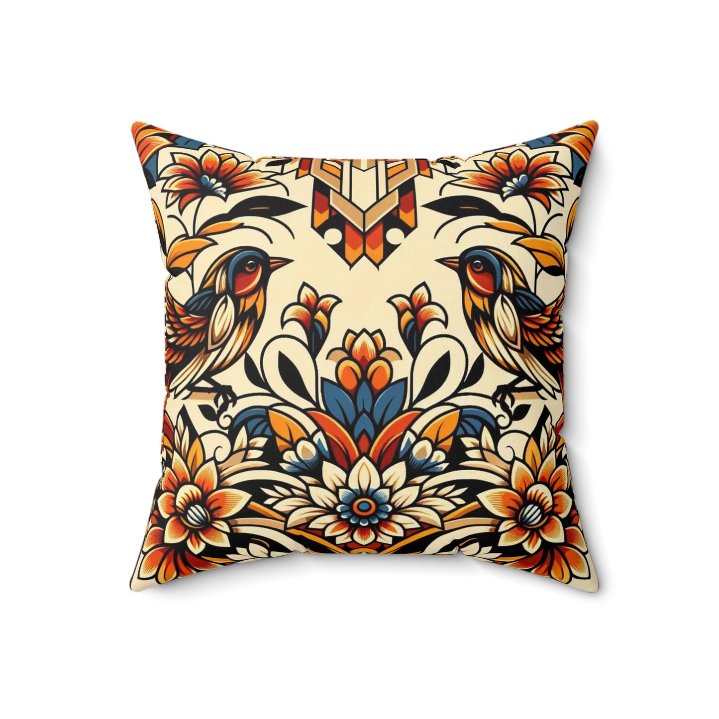 Spun Polyester Square Pillow