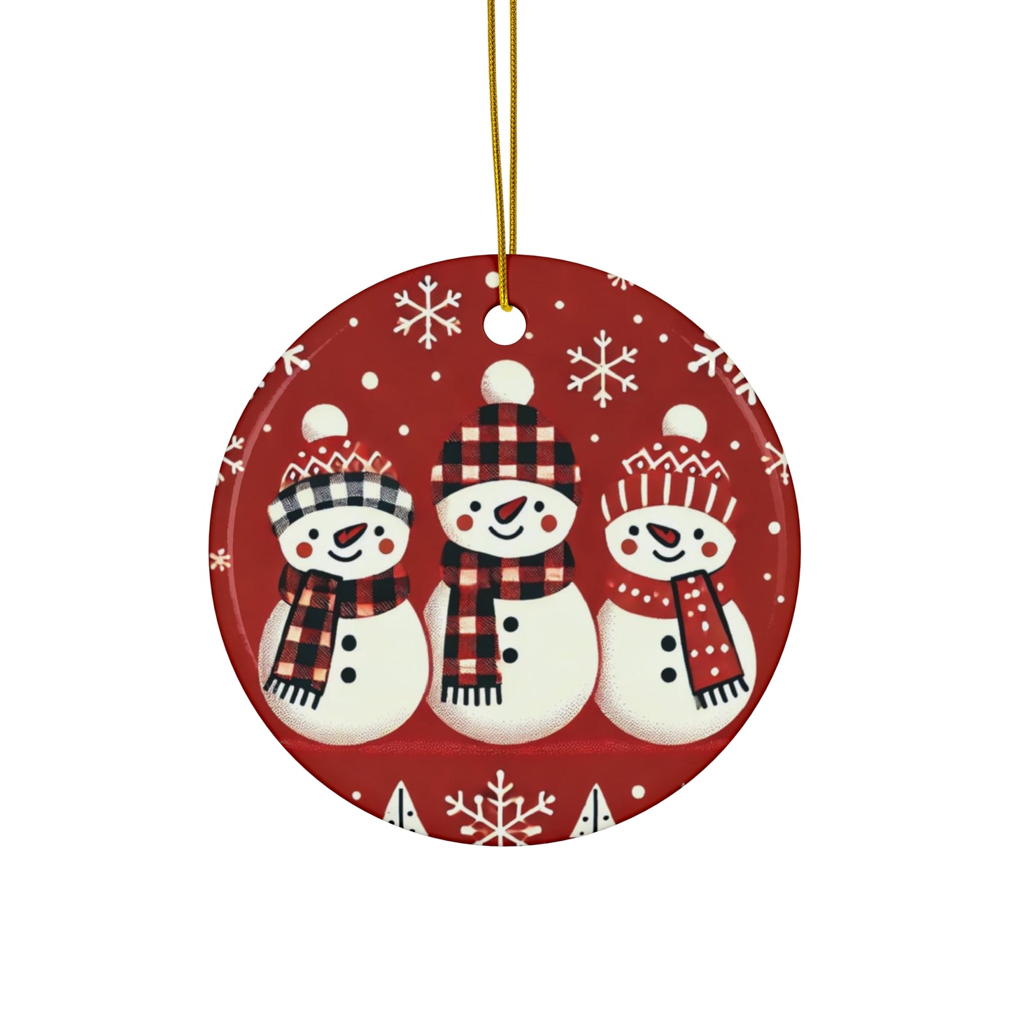 Ceramic Ornament, 4 Shapes