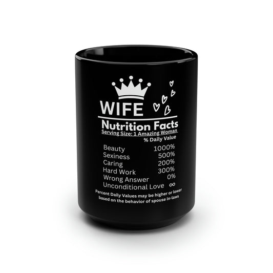 Black Mug, 15oz