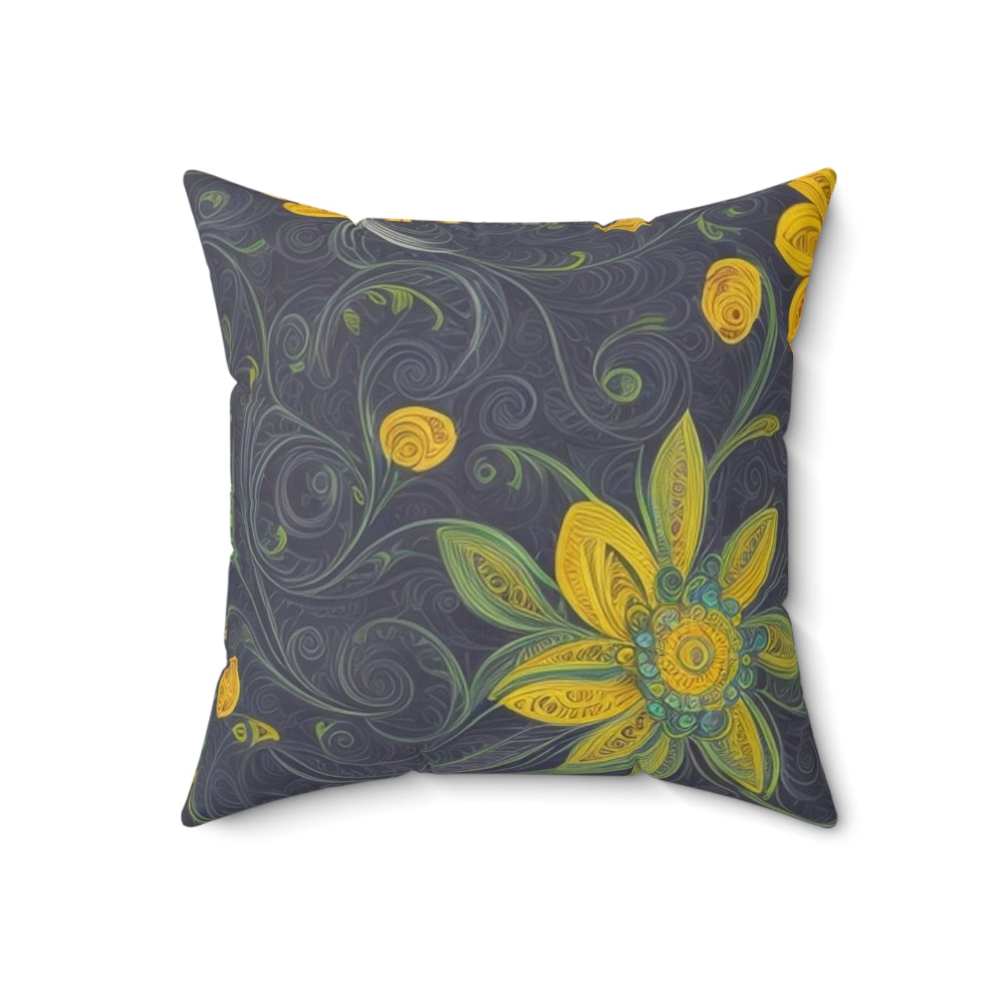 Spun Polyester Square Pillow